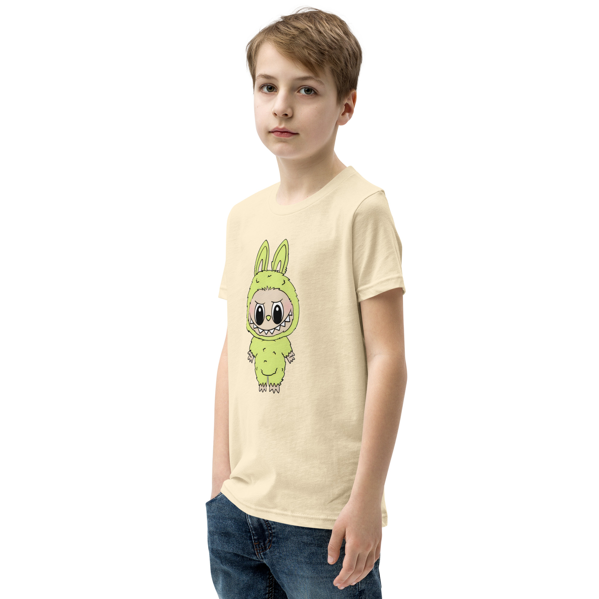 POP MART Labubu Printing Youth Short Sleeve T-Shirt P1-99 - Image 48