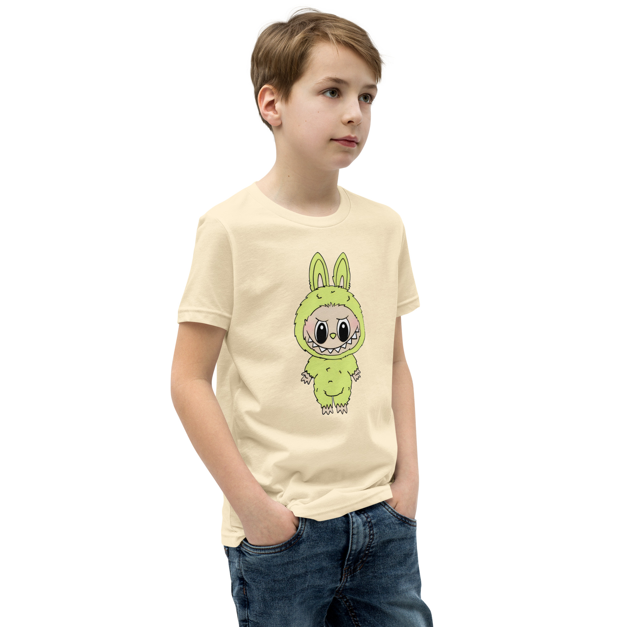 POP MART Labubu Printing Youth Short Sleeve T-Shirt P1-99 - Image 47