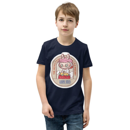 POP MART Labubu Printing Youth Short Sleeve T-Shirt P1-179 - Image 4
