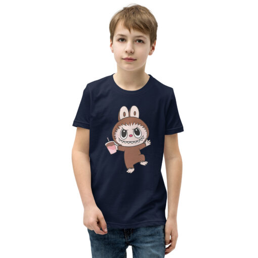 POP MART Labubu Printing Youth Short Sleeve T-Shirt P1-122 - Image 4