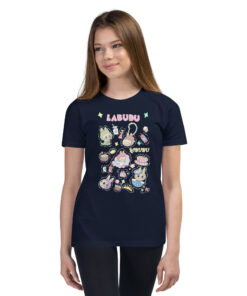 POP MART Labubu Printing Youth Short Sleeve T-Shirt P1-46