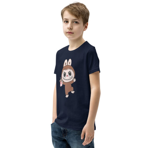 POP MART Labubu Printing Youth Short Sleeve T-Shirt P1-122 - Image 6