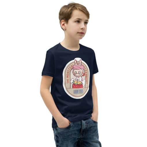 POP MART Labubu Printing Youth Short Sleeve T-Shirt P1-179 - Image 5