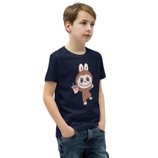 POP MART Labubu Printing Youth Short Sleeve T-Shirt P1-122 - Image 5
