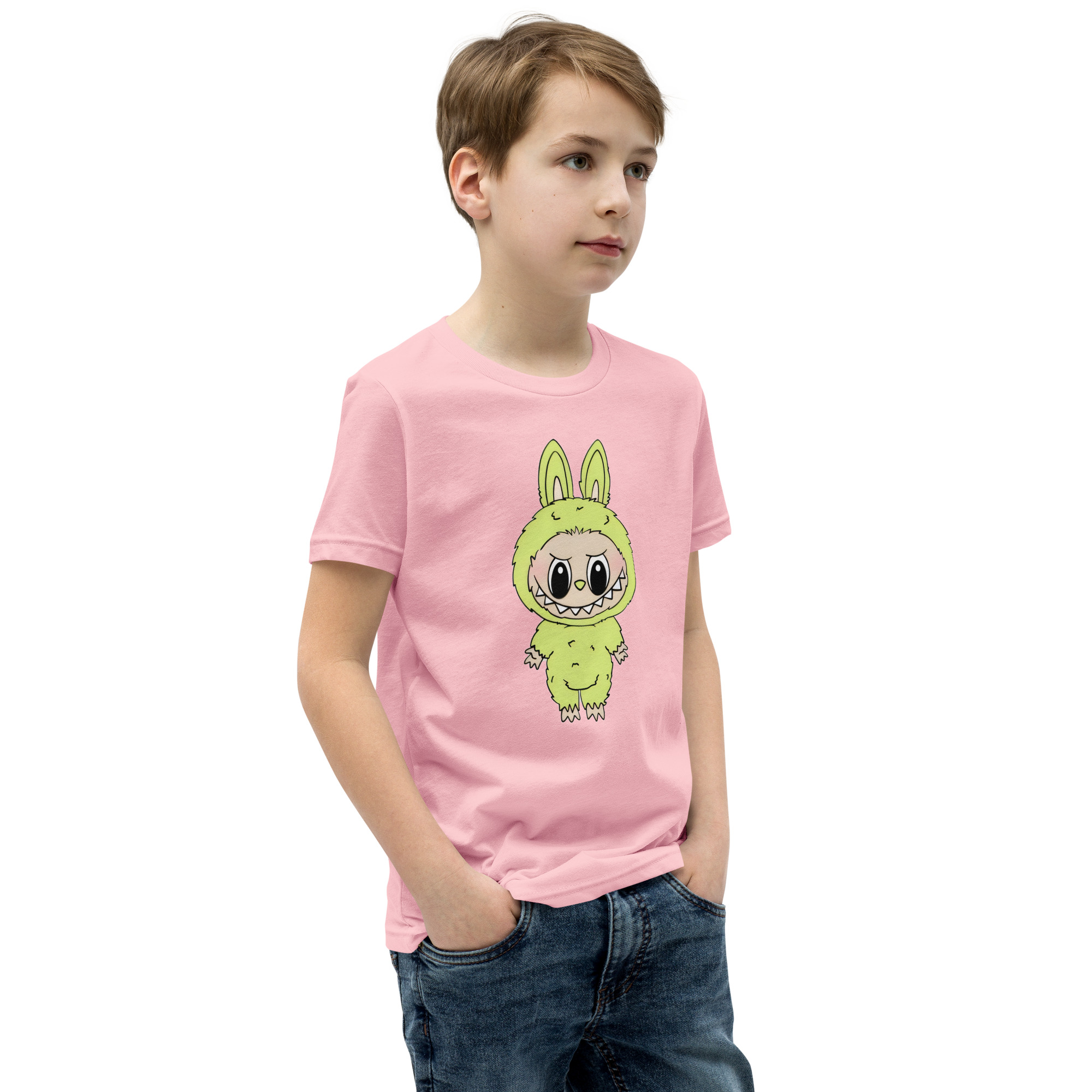 POP MART Labubu Printing Youth Short Sleeve T-Shirt P1-99 - Image 41