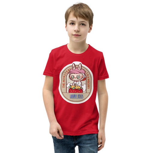 POP MART Labubu Printing Youth Short Sleeve T-Shirt P1-179 - Image 13