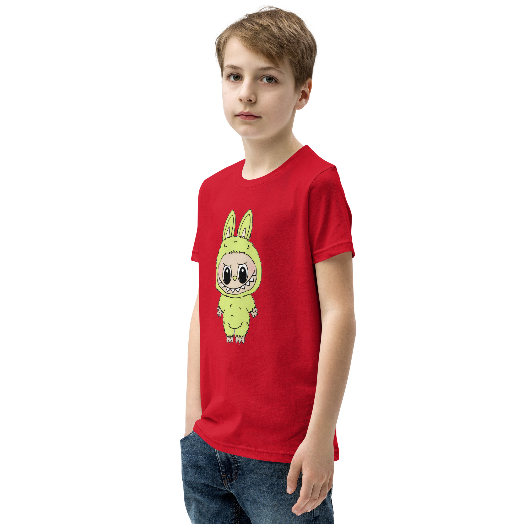 POP MART Labubu Printing Youth Short Sleeve T-Shirt P1-99 - Image 15