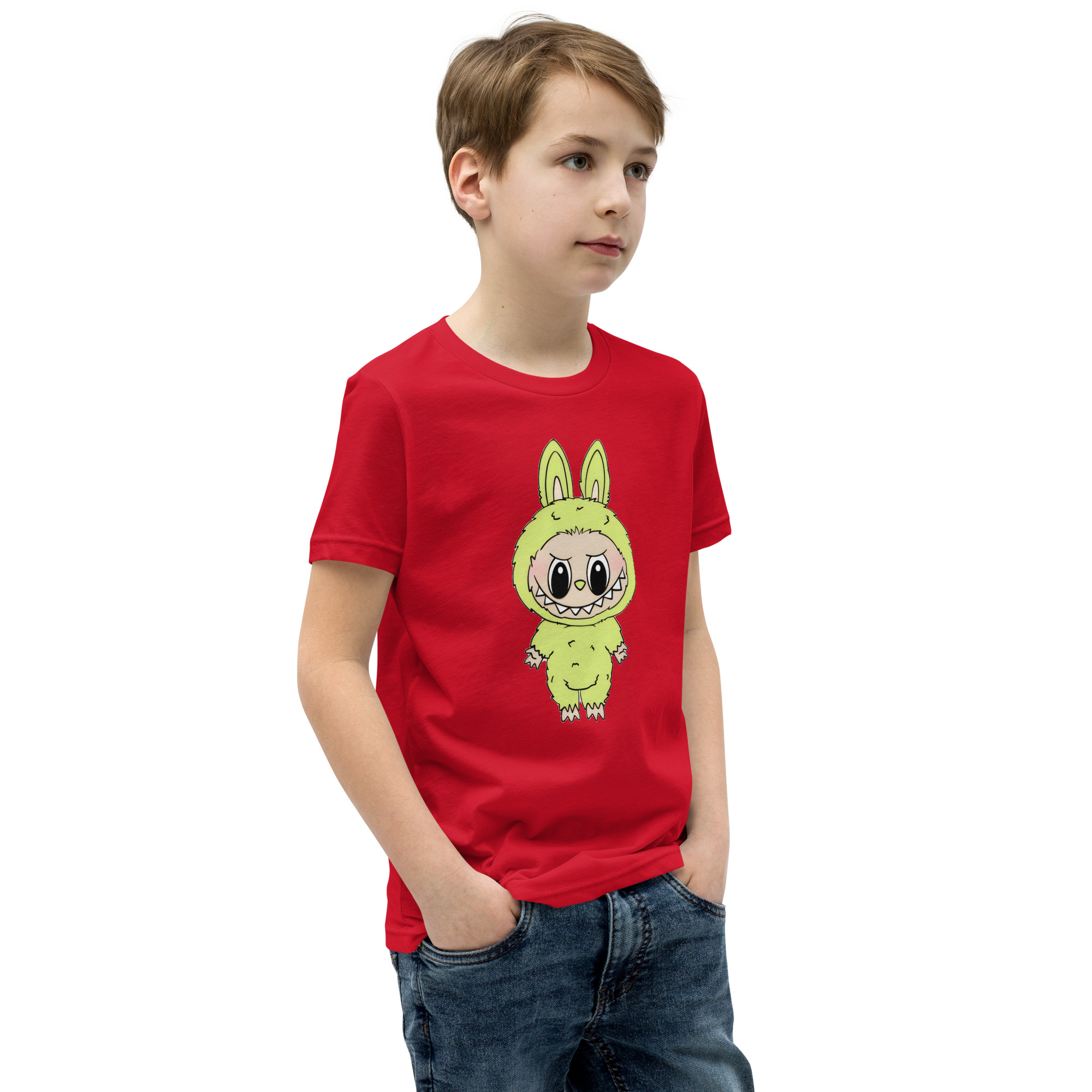 POP MART Labubu Printing Youth Short Sleeve T-Shirt P1-99 - Image 14