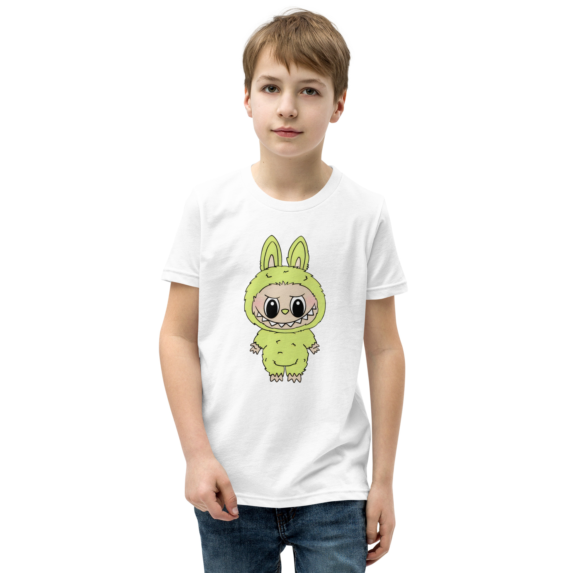 POP MART Labubu Printing Youth Short Sleeve T-Shirt P1-99 - Image 49