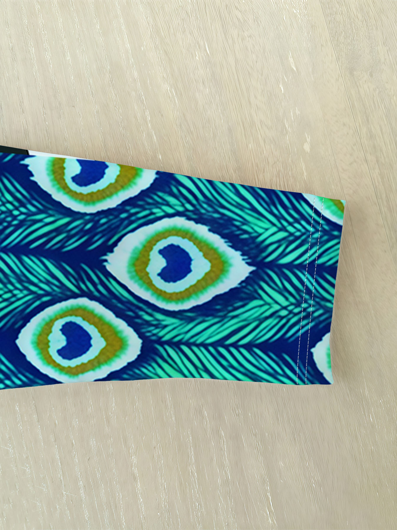 Women's autumn peacock feather full print cardigan - Image 5