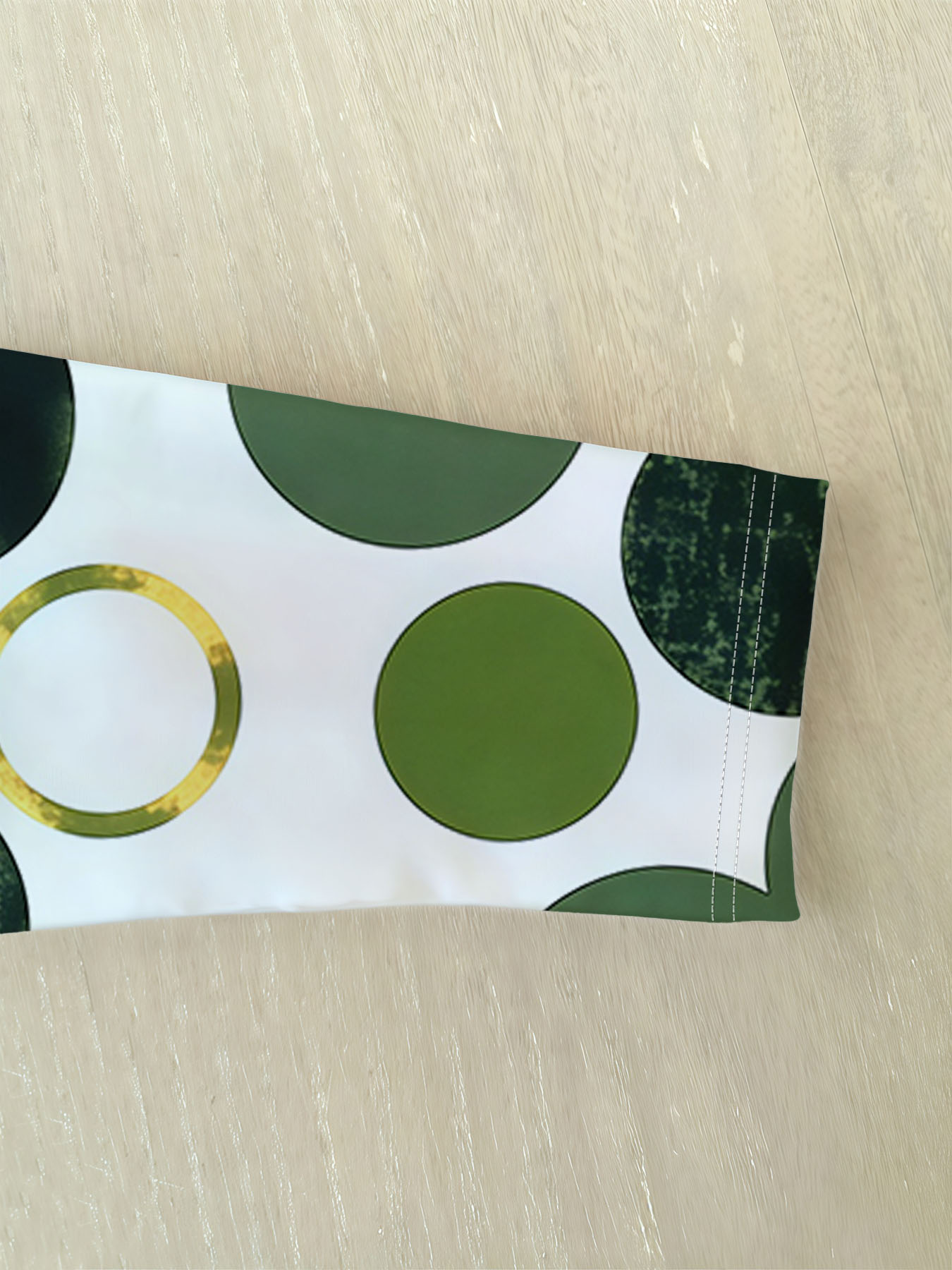 Women's autumn green polka dot fully printed cardigan - Image 5