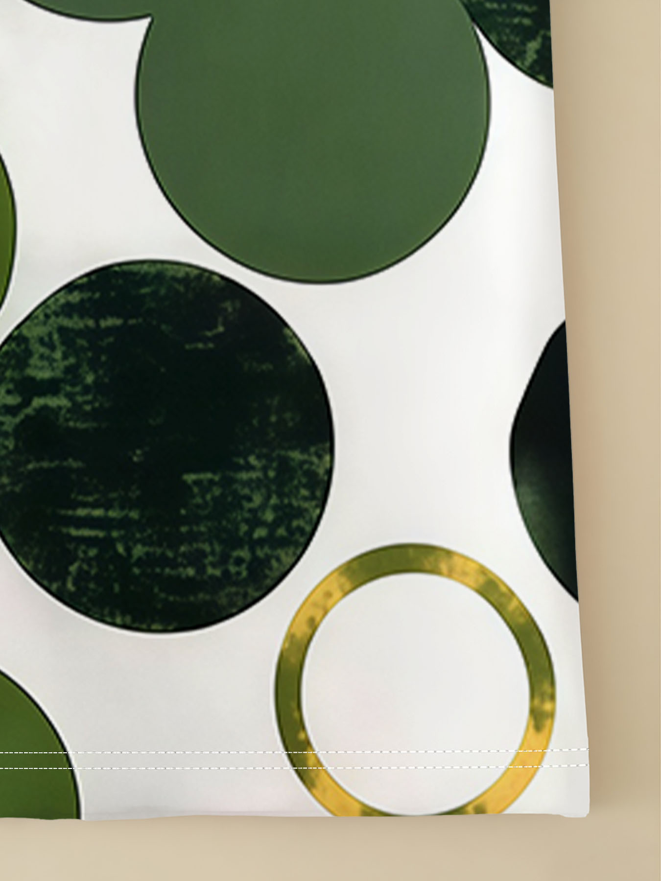 Women's autumn green polka dot fully printed cardigan - Image 6