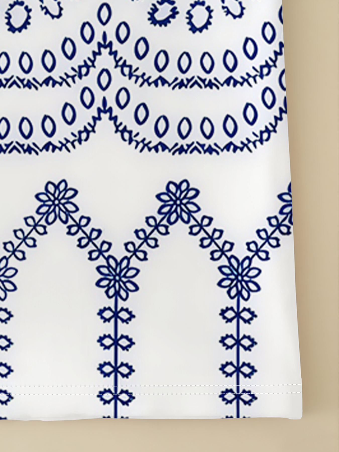 Women's autumn blue-printed plus-size cardigan - Image 6