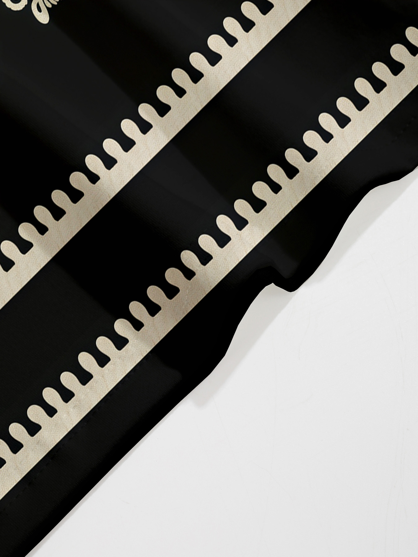 Women's autumn black print short sleeve dress - Image 6