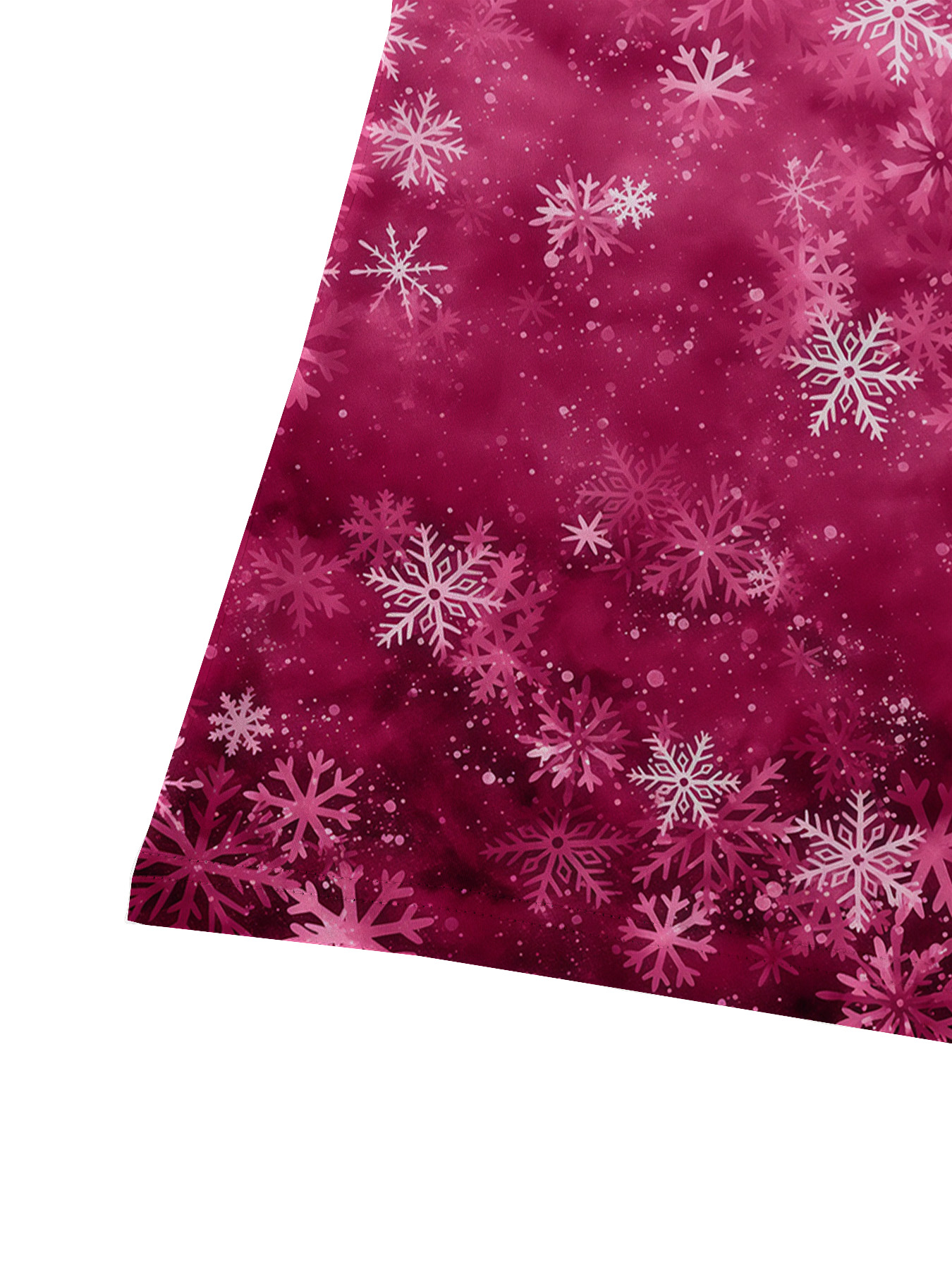 Women's autumn pink gradient snowflake cardigan vest dress set - Image 6