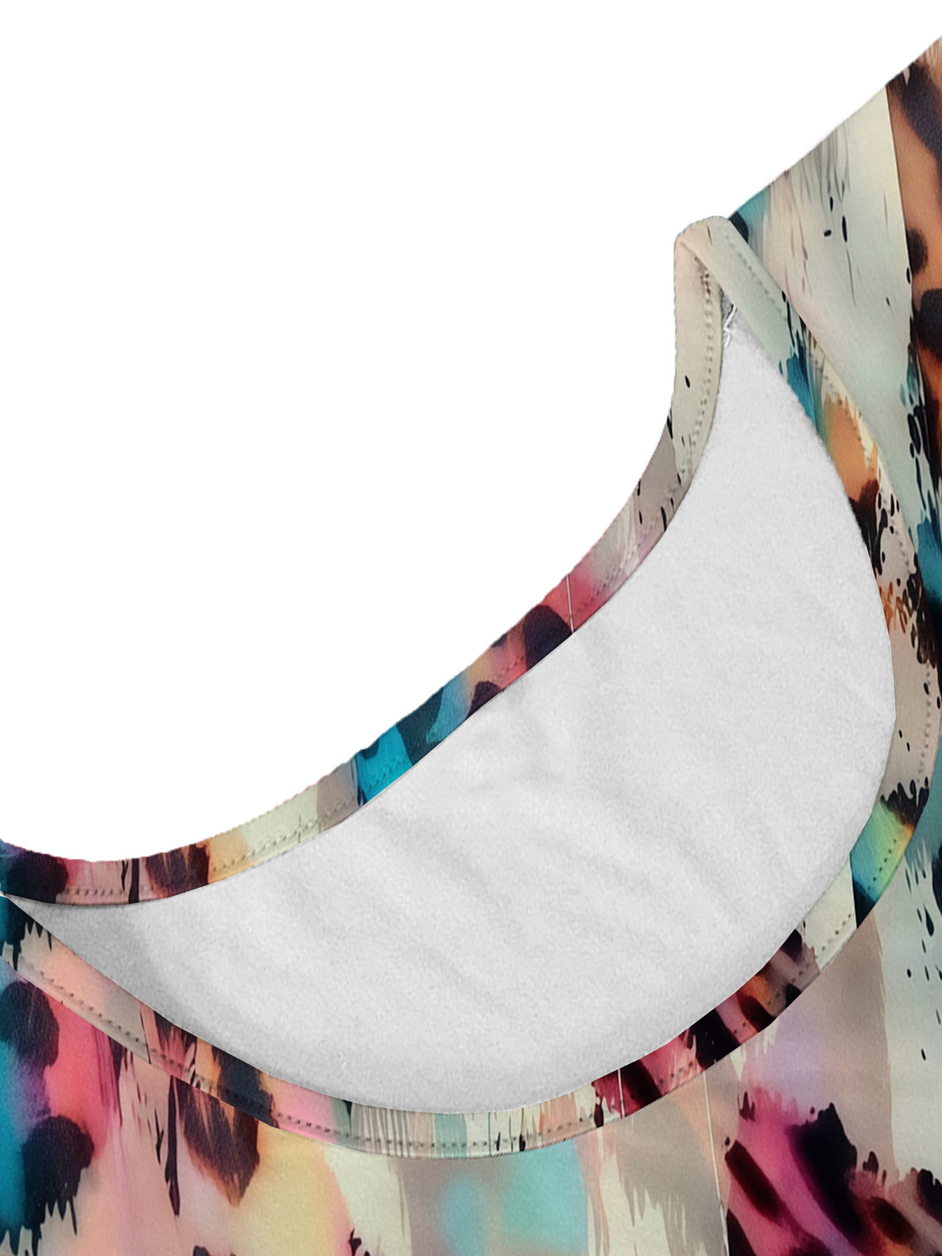 Women's autumn colorful leopard print short-sleeved dress - Image 7