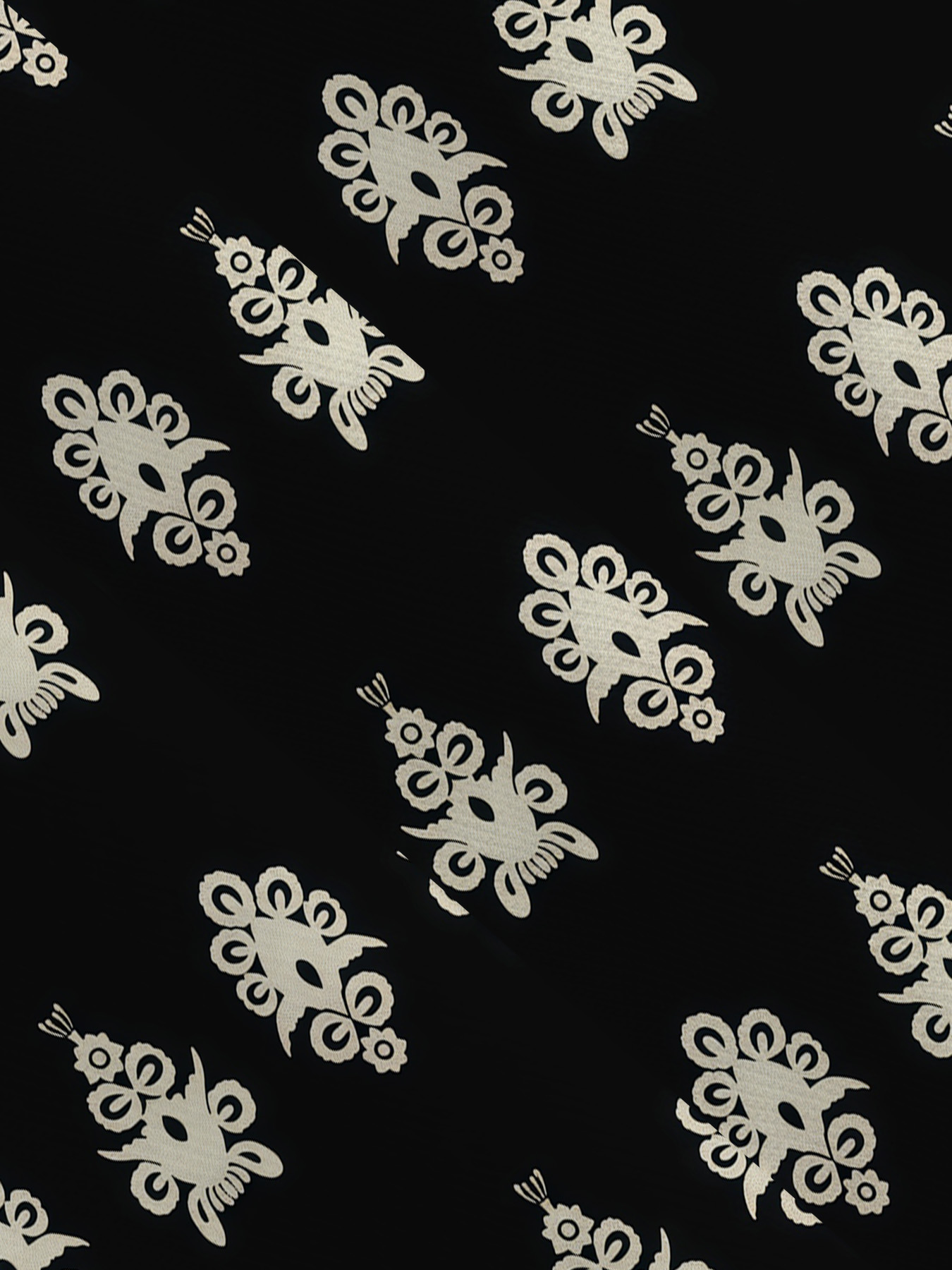 Women's autumn black print short sleeve dress - Image 8