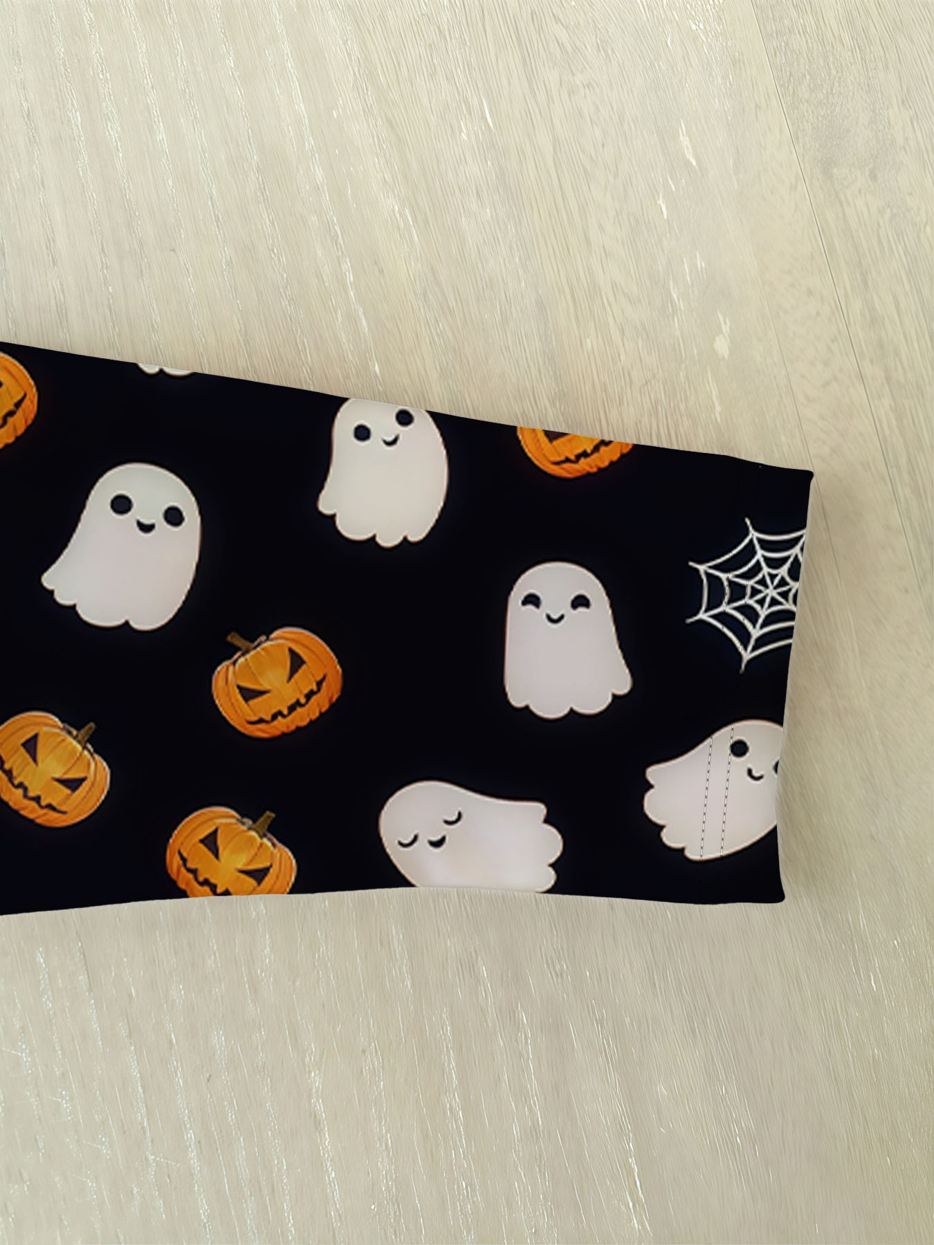 Women's autumn pumpkin Ghost print plus-size cardigan - Image 5