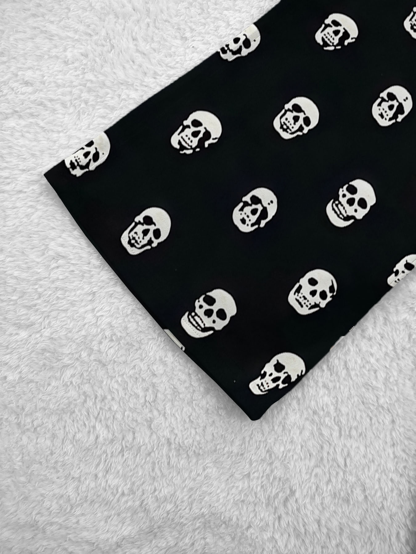 Women's autumn black skeleton wide-leg pants - Image 6