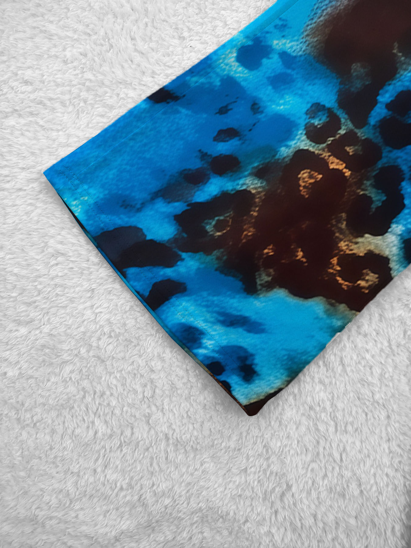 Women's autumn blue leopard print wide-leg pants - Image 8