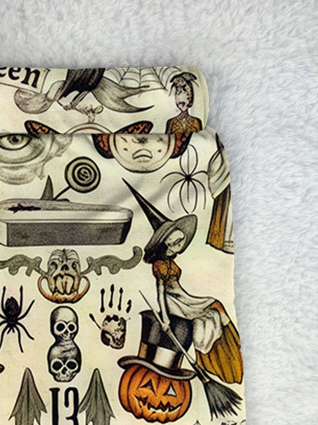 Women's autumn Halloween-themed wide-leg pants - Image 7