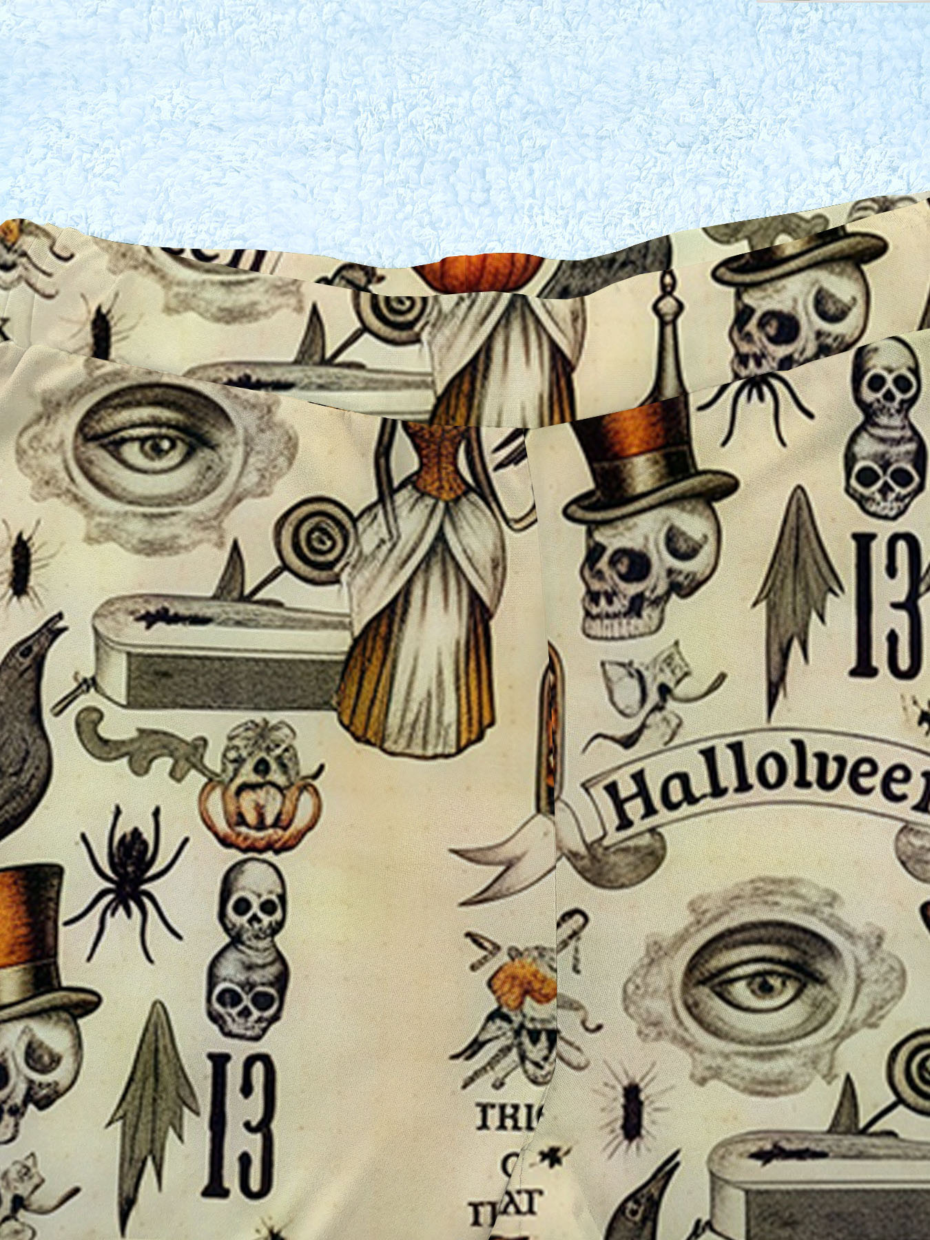 Women's autumn Halloween-themed wide-leg pants - Image 8