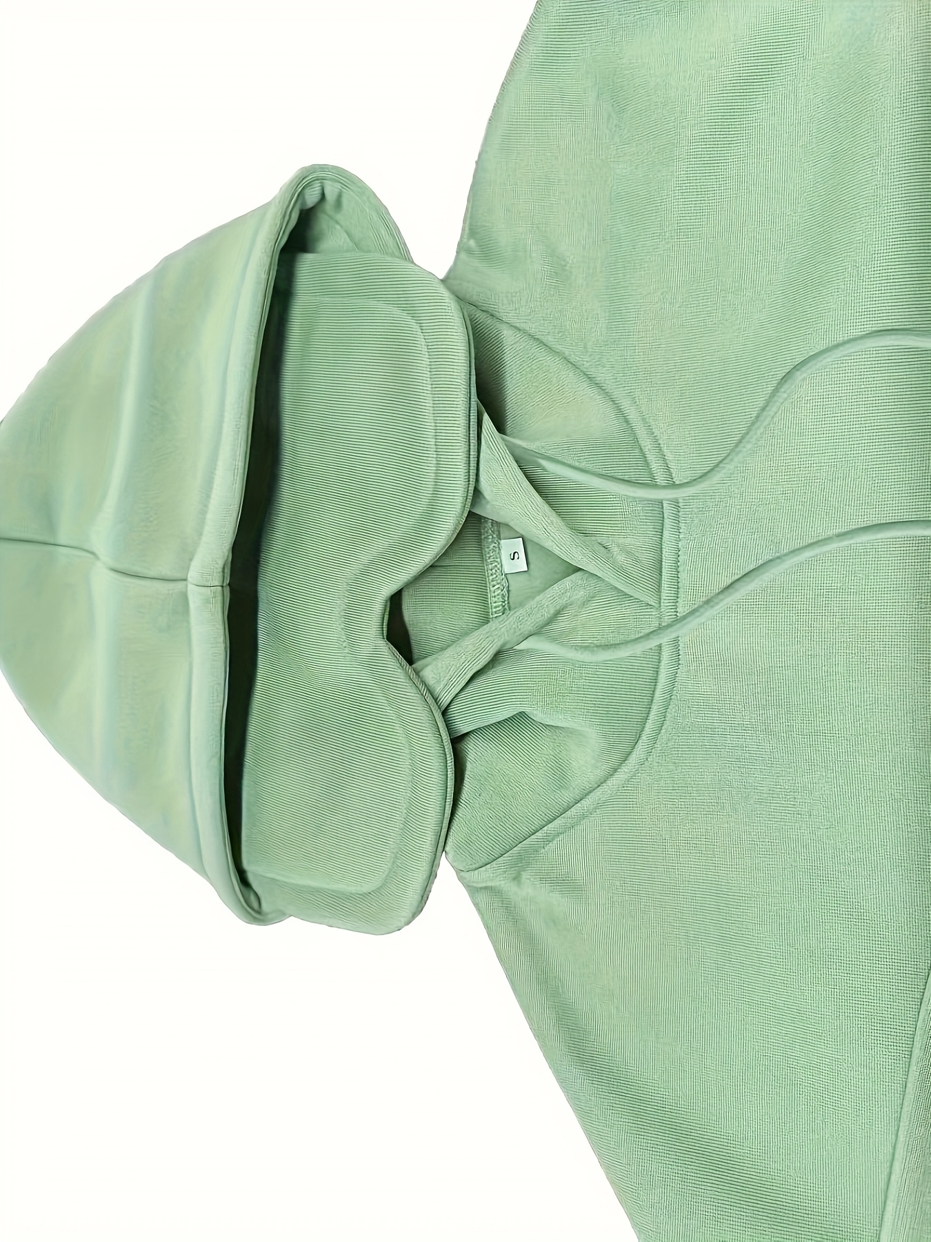 Autumn women's fleece eye mask hoodie - Image 3